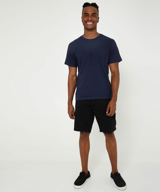 Camiseta Masculina Básica Manga Curta MR