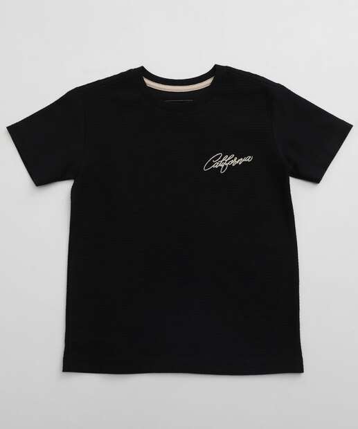 Image_Camiseta Infantil Estampa Frase MR Tam 4 a 10 Preto