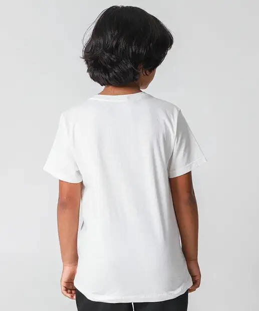 Camiseta Juvenil Skate Marisa Tam 10 a 16 Off White