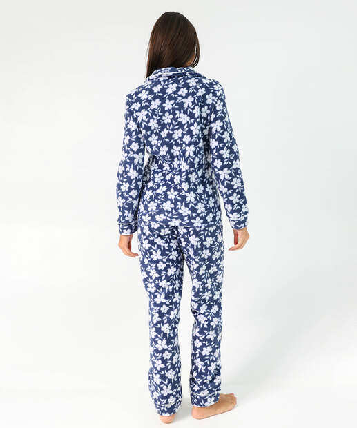 Pijama Americano Feminino Floral Marisa