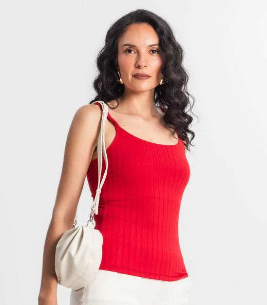 Blusa Feminina De Alça Seletc Vermelho