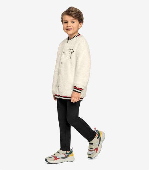 Calça Infantil Masculina Em Sarja Trick Nick Preto