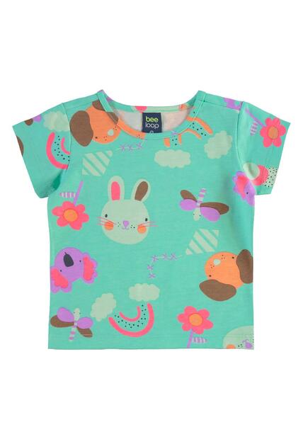 Conjunto Infantil Blusa e Short Bee Loop