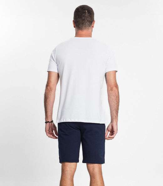 Kit 3 Bermudas De Moletom Masculina Select Azul
