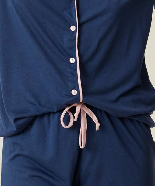 Pijama Americano Feminino Viés Marisa