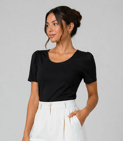 Image_Blusa Feminina Em Malha Langui Infinita Cor Preto