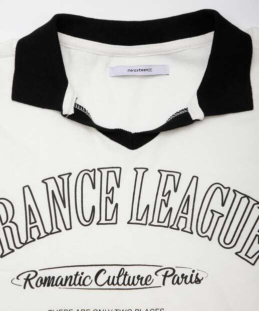 Blusa Juvenil Cropped Estampado Marisa Tam 10 a 16