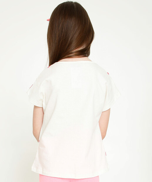 Camiseta Infantil Coração Brinde Marisa Tam 4 a 10
