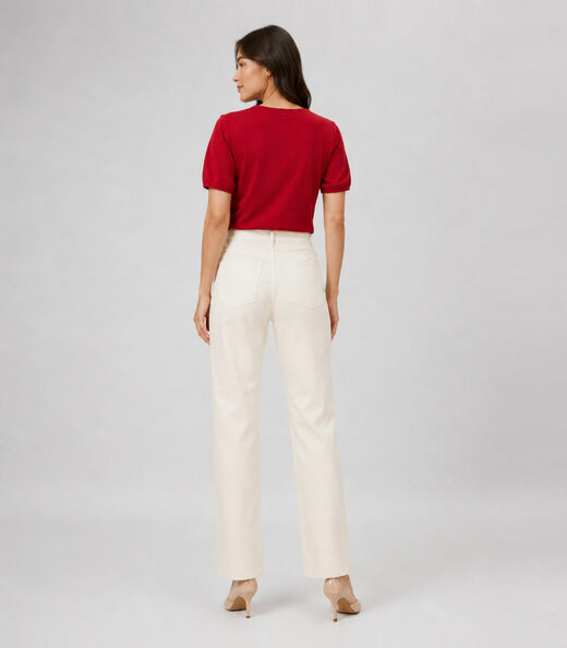 Blusa Feminina Em Tecido Henera Infinita Cor Vermelho