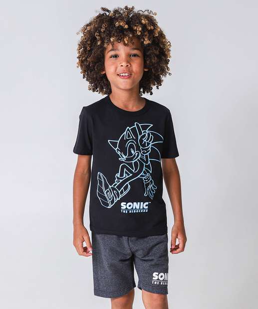 Image_Conjunto Infantil Sonic Tam 4 a 10 Preto