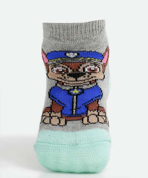 Kit 2 Pares Meias Infantil Patrulha Canina Nickelodeon 