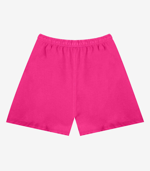 Shorts Feminino Moletinho Infinita Cor Rosa