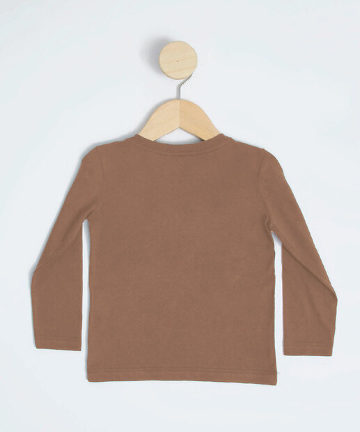 Camiseta Infantil Estampa Frontal Snoopy Tam 1 a 4