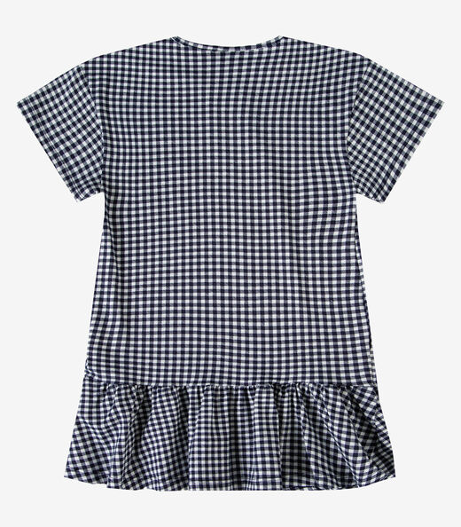 Vestido Infantil Feminino Estampado Select Azul