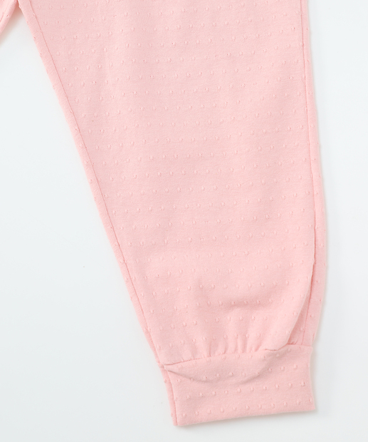 Calça Infantil Clochard Textura Marisa Tam 1 a 3 Rosa