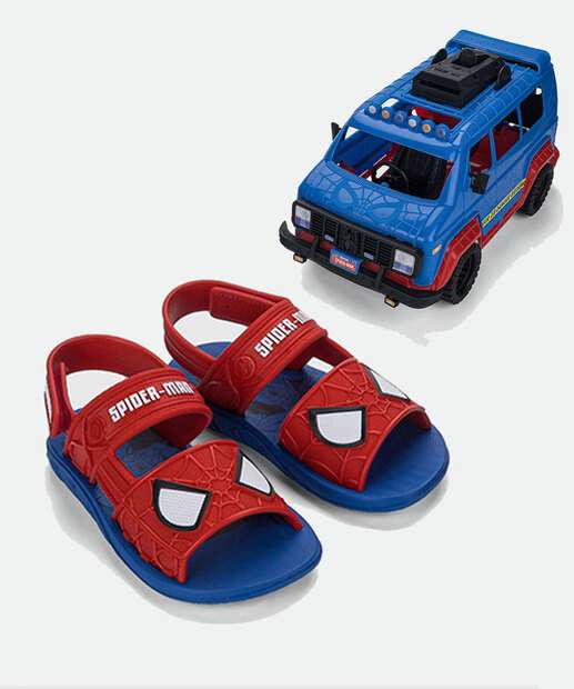 Image_Sandália Infantil Homem Aranha Marvel 