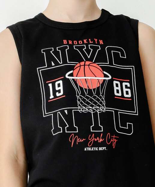 Regata Infantil Basquete Tam 4 a 10