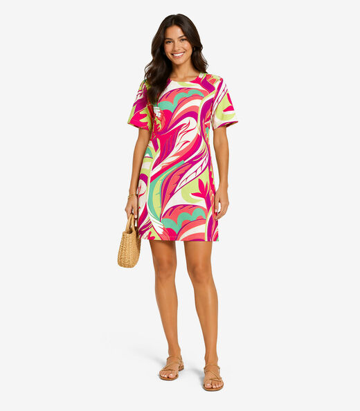 Vestido Curto Com Pence Infinita Cor Verde