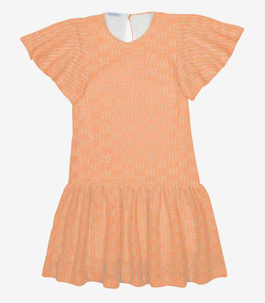 Image_Vestido Infantil Tricot Trick Nick Laranja