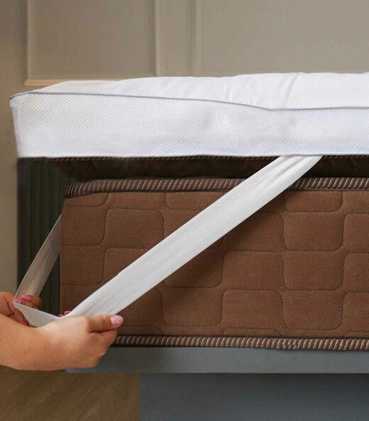Pillow Top Casal Nobless Appel Branco