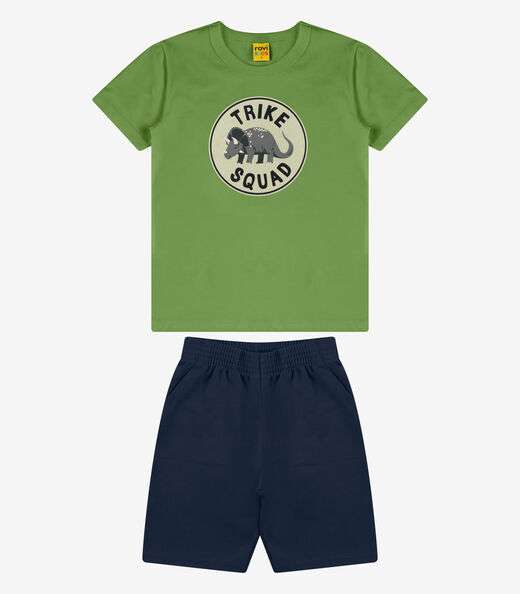 Image_Conjunto Camiseta com Bermuda Menino Rovi Kids Verde
