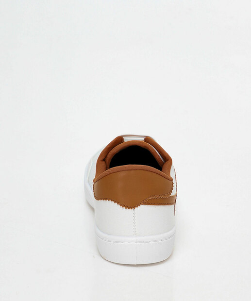 Tênis Casual Feminino Recorte Marisa Branco 