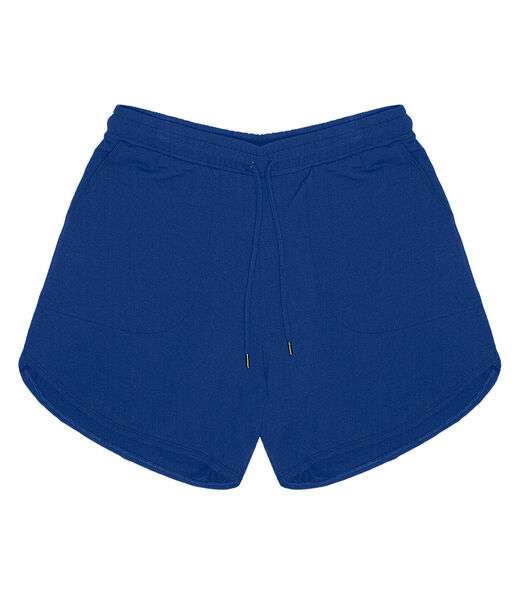 Shorts Feminino Plus Size Secret Glam Azul
