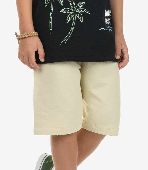 Conjunto Regata com Bermuda Menino Rovi Kids Preto