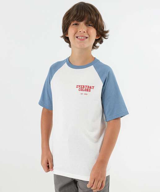 Image_Camiseta Juvenil Estampada Marisa Tam 10 a 16 Azul