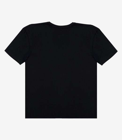 Camiseta Adulto Masculino em Meia Malha Rovitex Preto