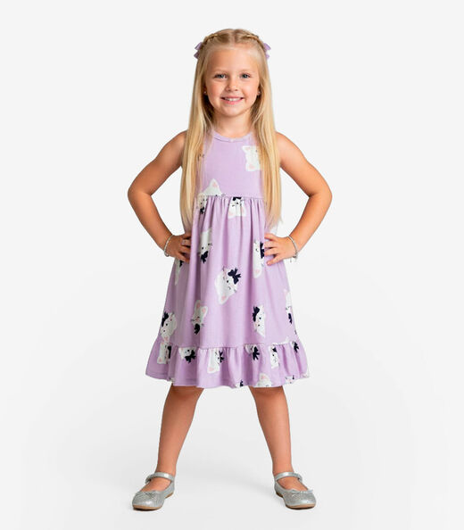 Image_Vestido Infantil em Meia Malha Penteada Select Roxo