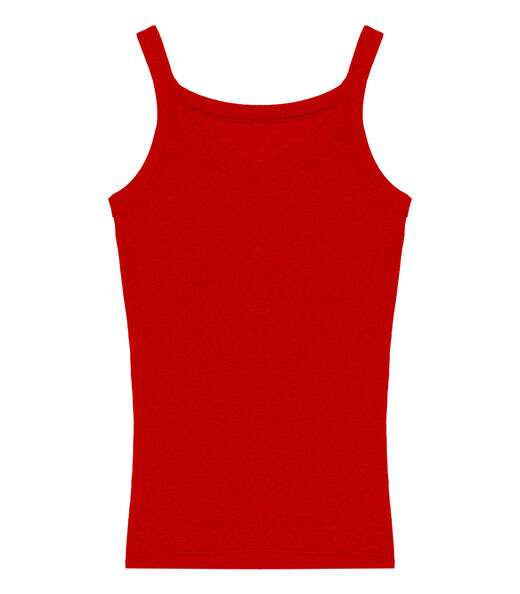 Regata Feminina Em Ribana Rovitex Vermelho