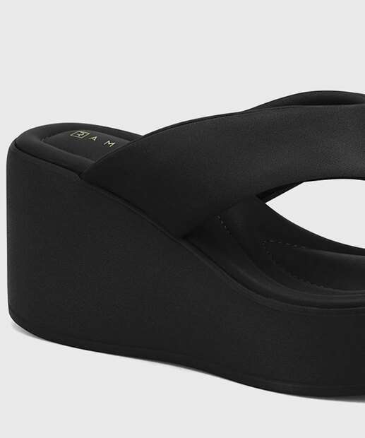 Tamanco Feminino Flatform Tiras Ramarim