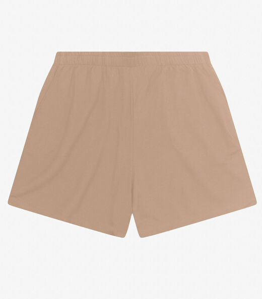 Image_Shorts Feminino Plus Size Com Bolsos Secret Glam Marrom