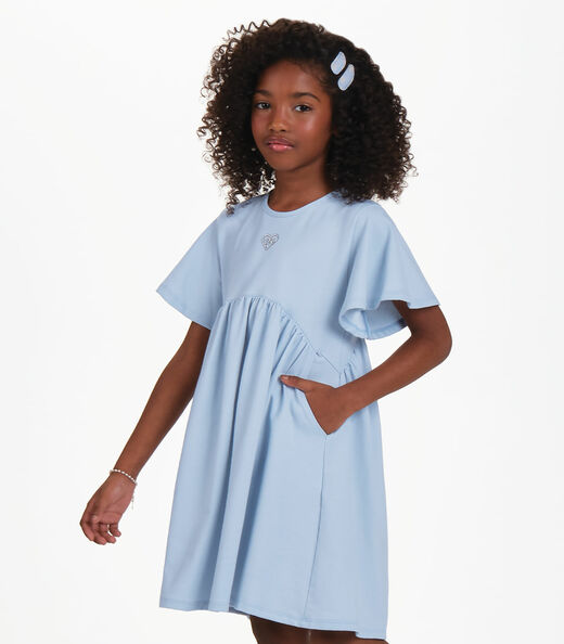 Image_Vestido Moletinho Denim Menina Trick Nick Azul