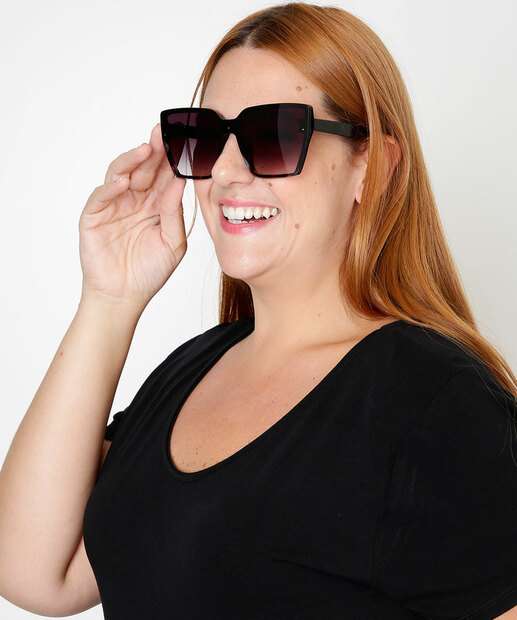 Óculos de Sol Feminino Quadrado Marisa  