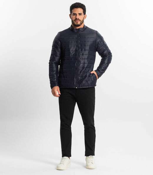 Jaqueta Masculina Microfibra Diametro Azul