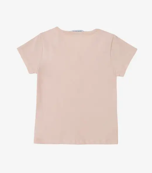Blusa Infantil Manga Curta Trick Nick Rosa