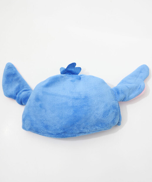 Manta Infantil Stitch Capuz Disney Azul