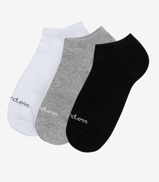 Kit 12 Pares De Meias Soquete Adulto Endless Sortido