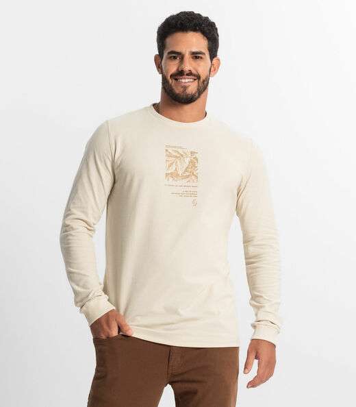Image_Camiseta Masculina Manga Longa Diametro Bege