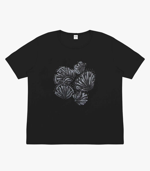 Image_Blusa Feminina Visco Creponada Com Estampa Rovitex Preto