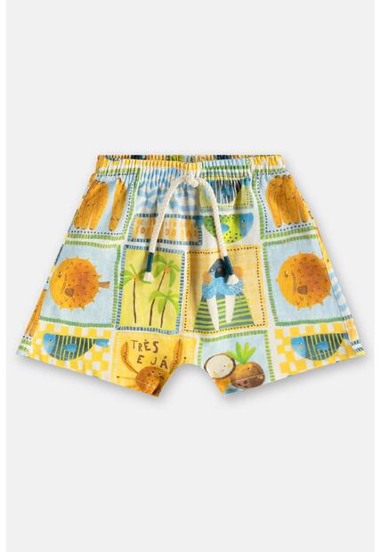 Conjunto Menino Camisa e Short Três e Já