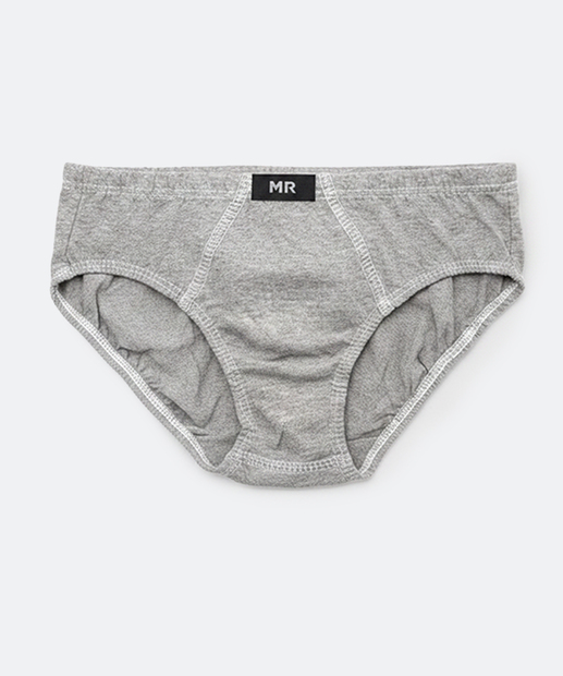 Kit 3 Cuecas Infantil Slip Lisa Marisa Tam 2 a 12 Cinza