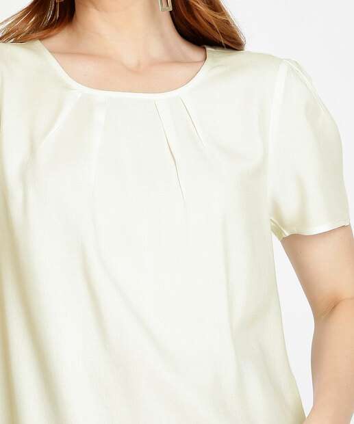 Blusa Feminina Pregas Manga Curta Marisa 