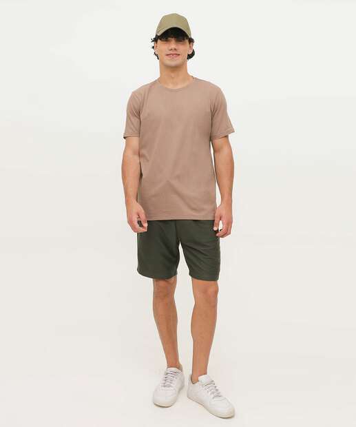 Camiseta Masculina Básica Manga Curta MR