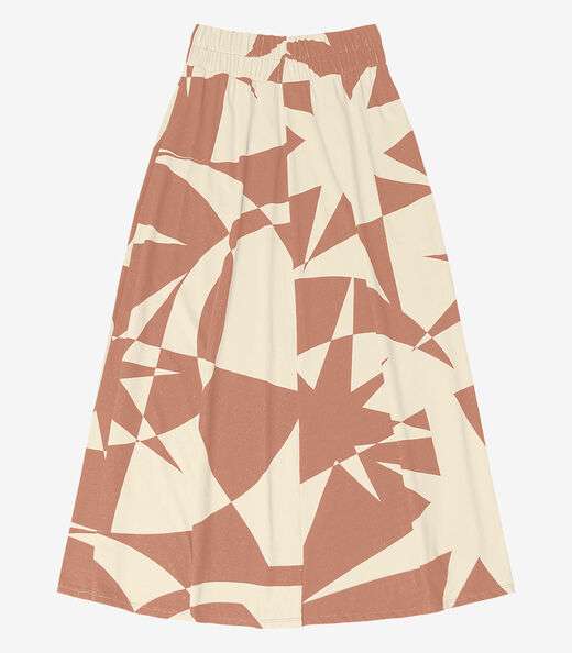 Saia Midi Endless Marrom