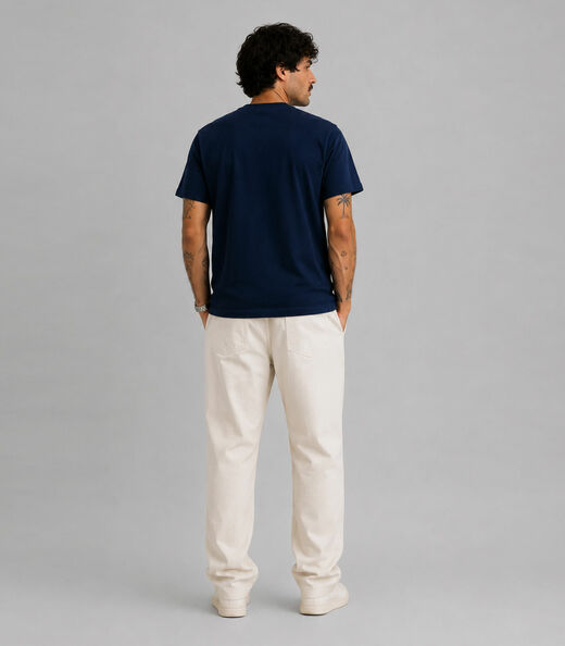 Camiseta Masculina em Pique Select Azul