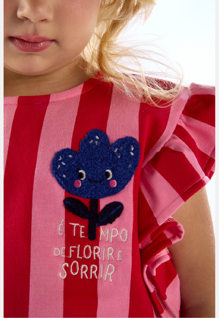 Conjunto Tulipa Bata Short Três e Já