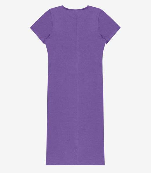 Vestido Feminino Midi Plus Size Infinita Cor Roxo